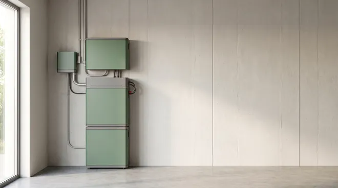 Foto NA — modulaire huisbatterij geplaatst