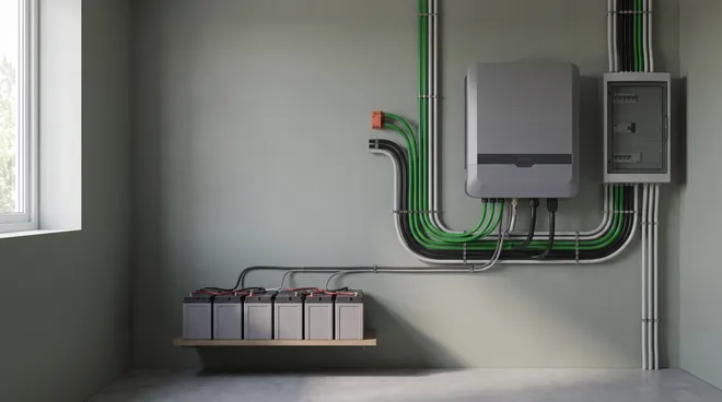 Foto VOOR — 48V-installatie verzadigd in vermogen