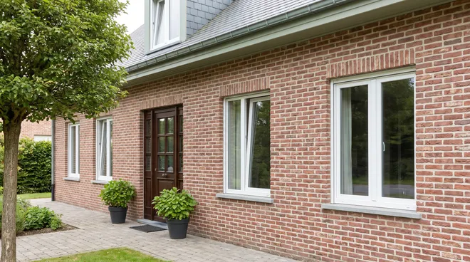 AFTER photo — fitted PVC tilt-and-turns