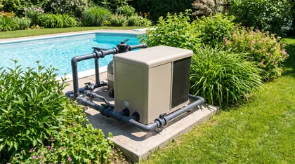 Outdoor family pool